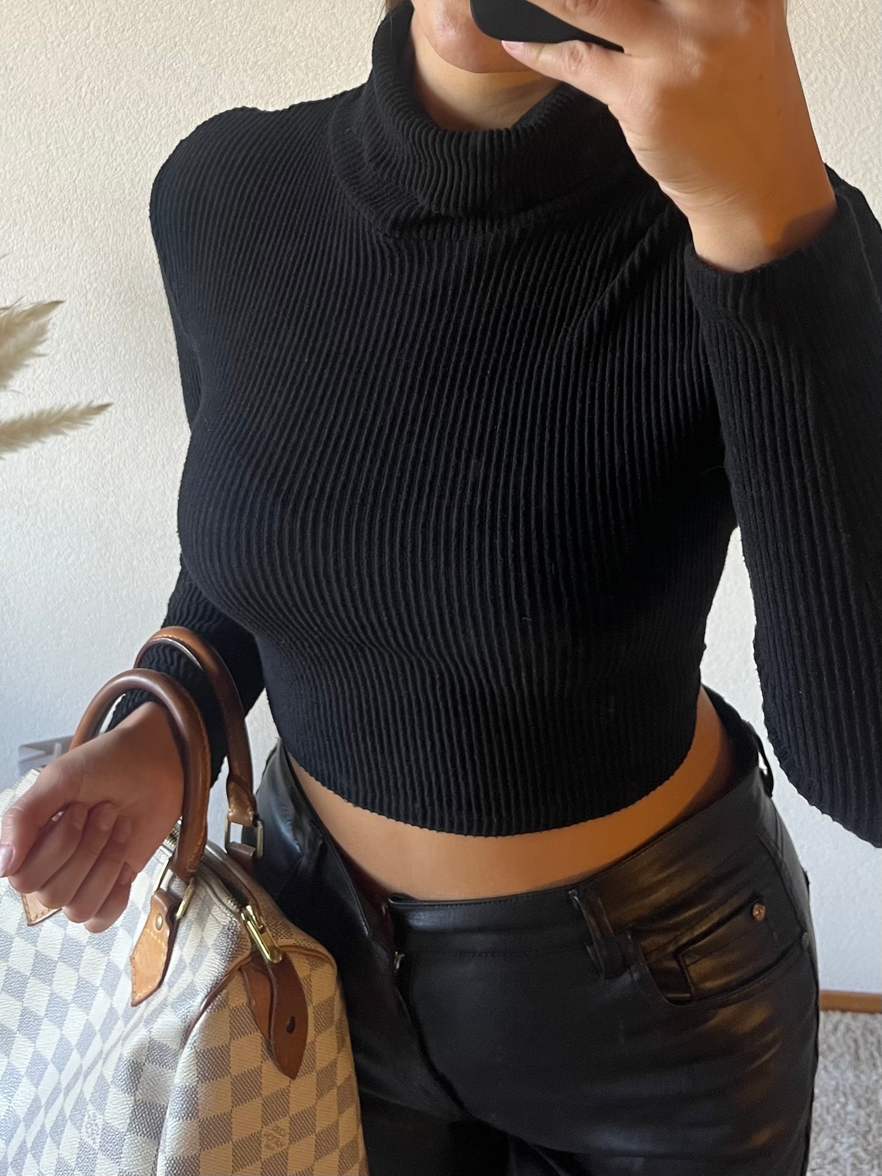 Haut crop top à dos ouvert