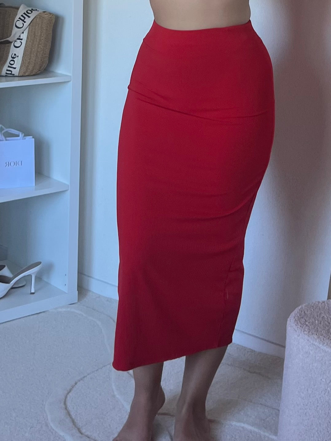 Jupe bandeau longue