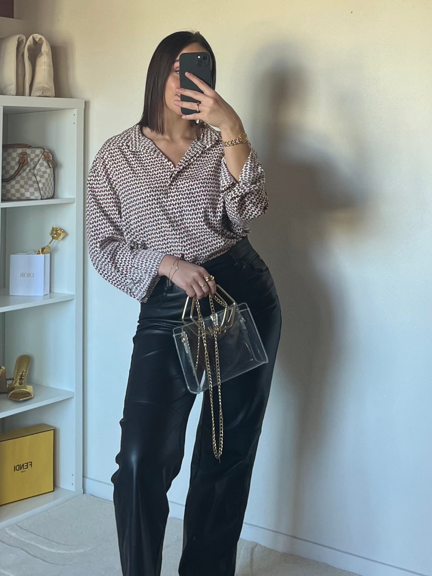 Chemise à motif