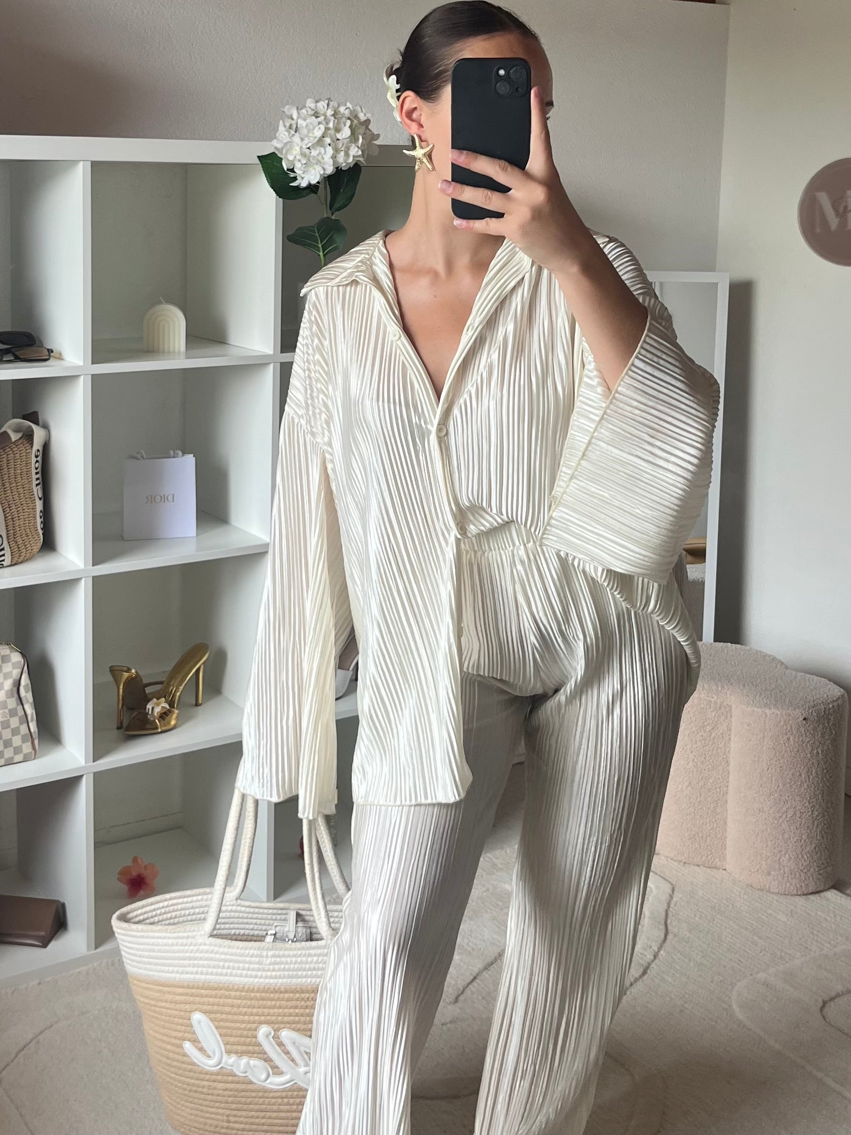 Ensemble 2 pièces: chemise et pantalon