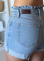 Short en jeans