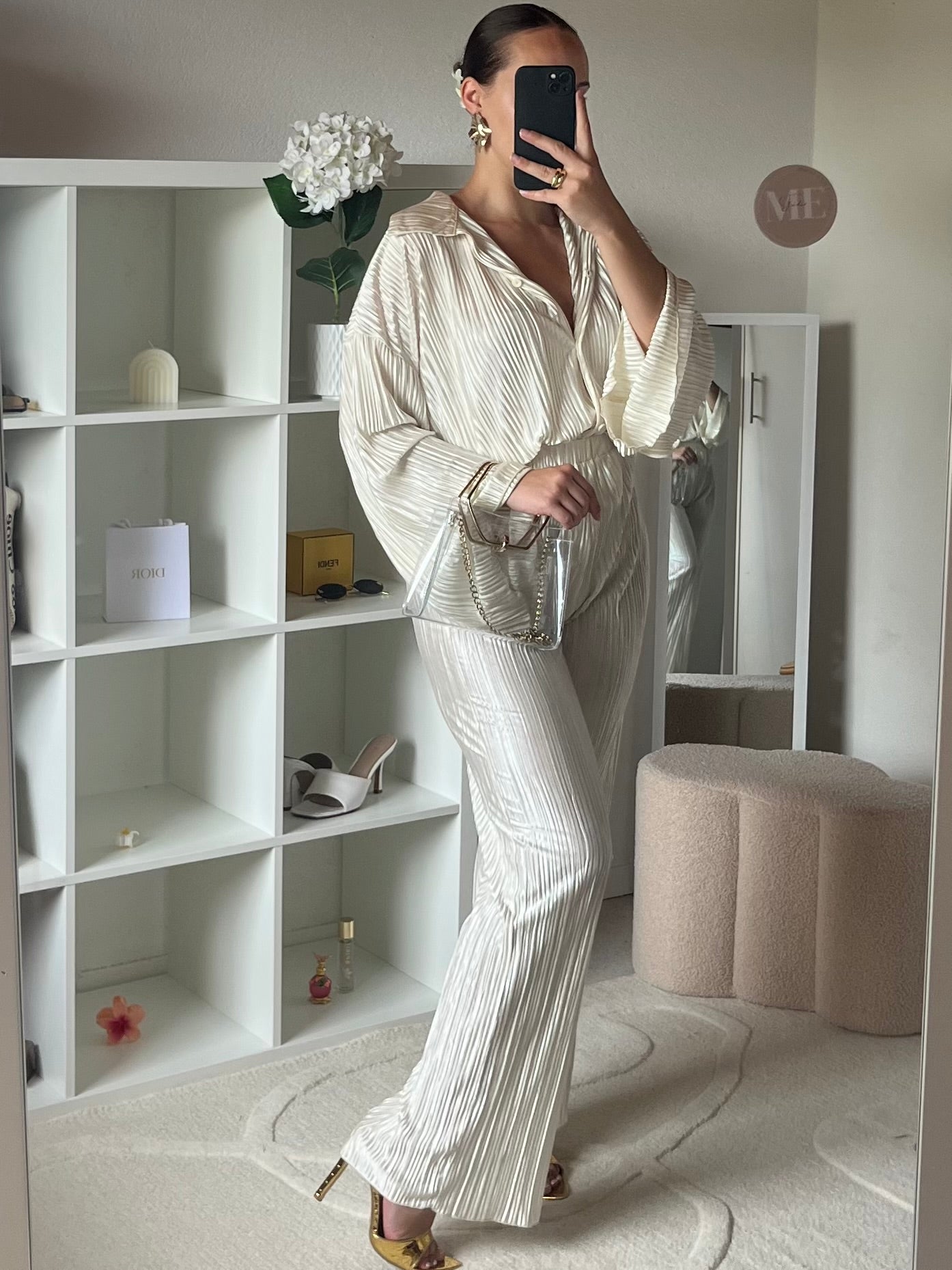 Ensemble 2 pièces: chemise et pantalon