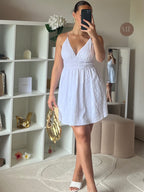 Robe courte évasée