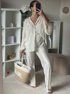 Ensemble 2 pièces: chemise et pantalon