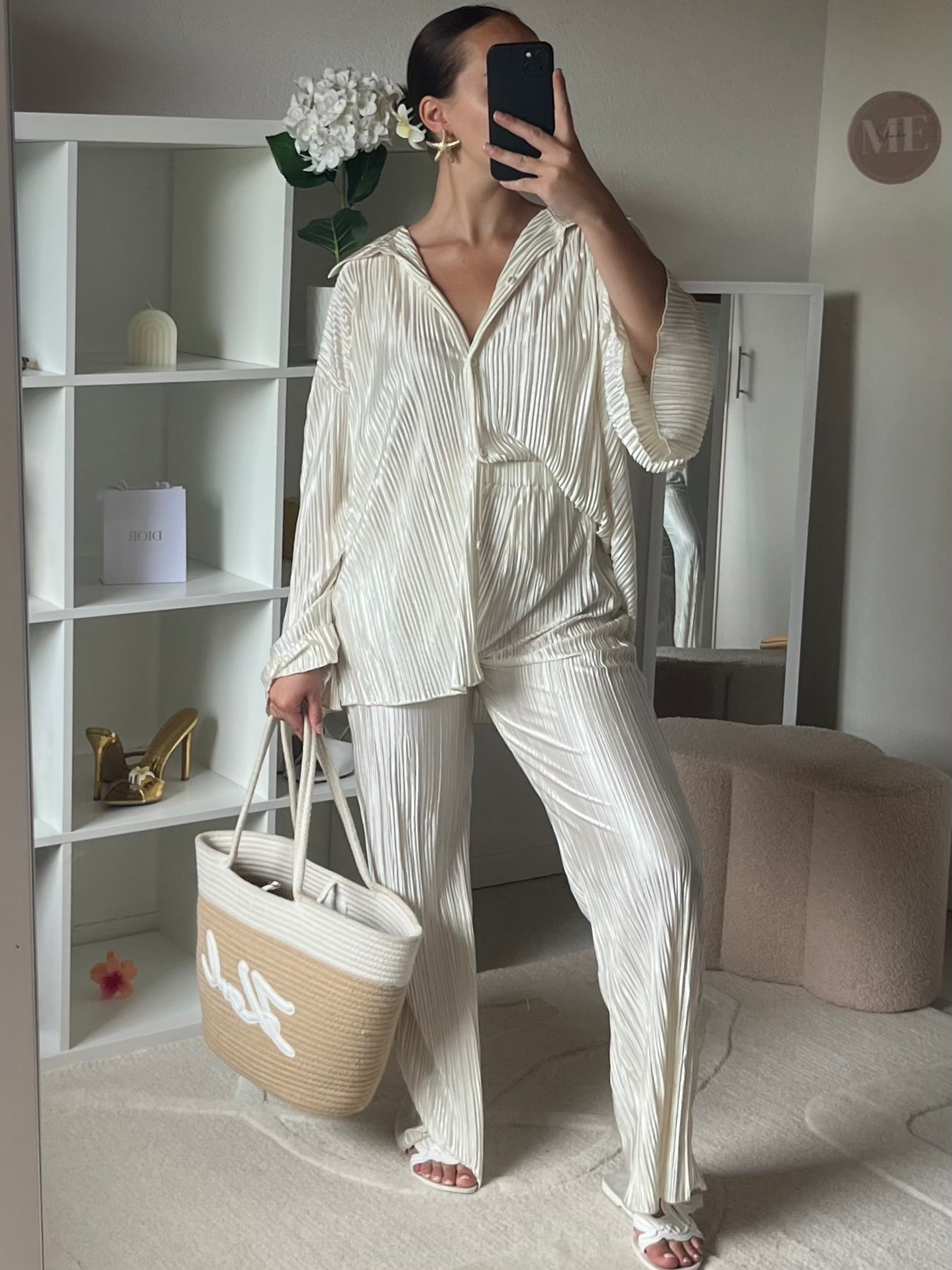 Ensemble 2 pièces: chemise et pantalon