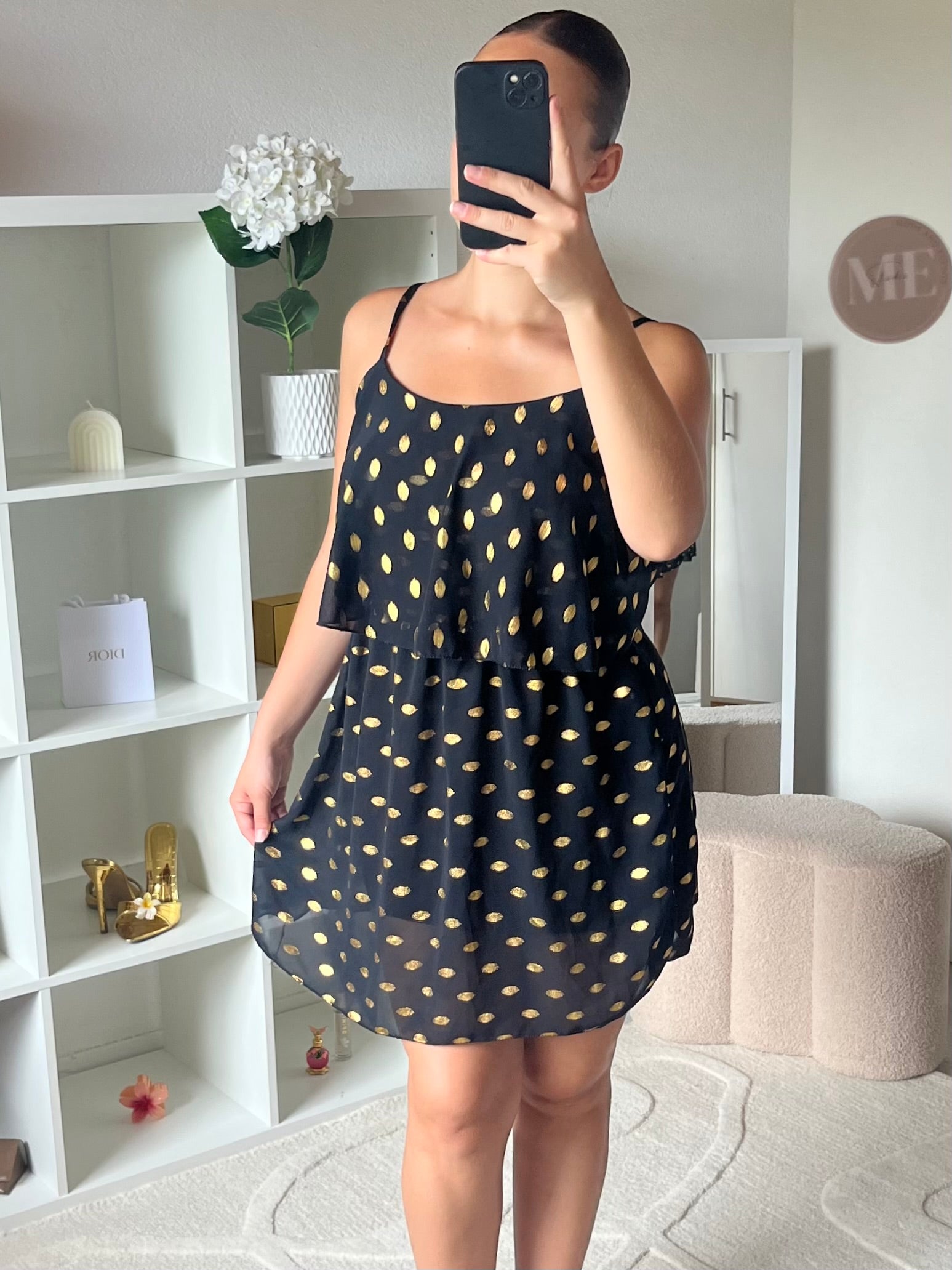 Robe courte évasée