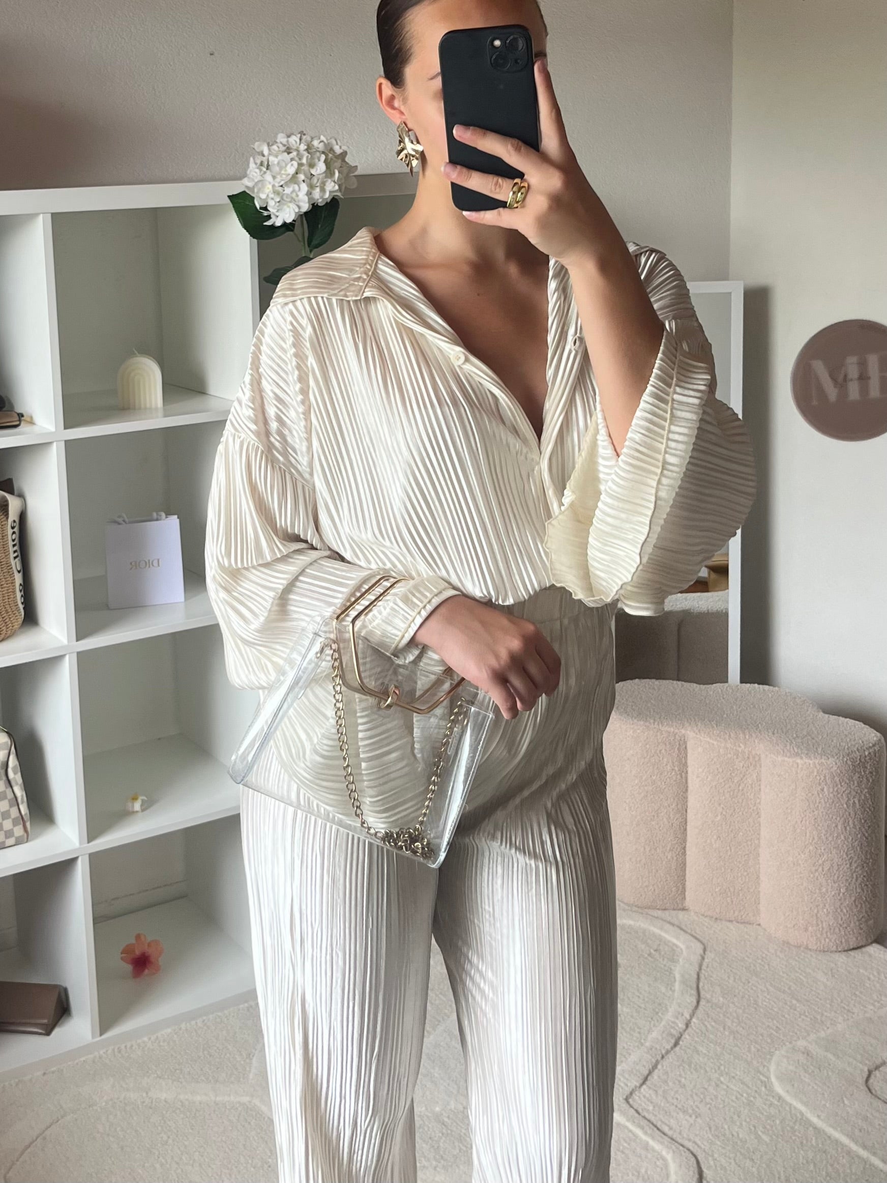 Ensemble 2 pièces: chemise et pantalon