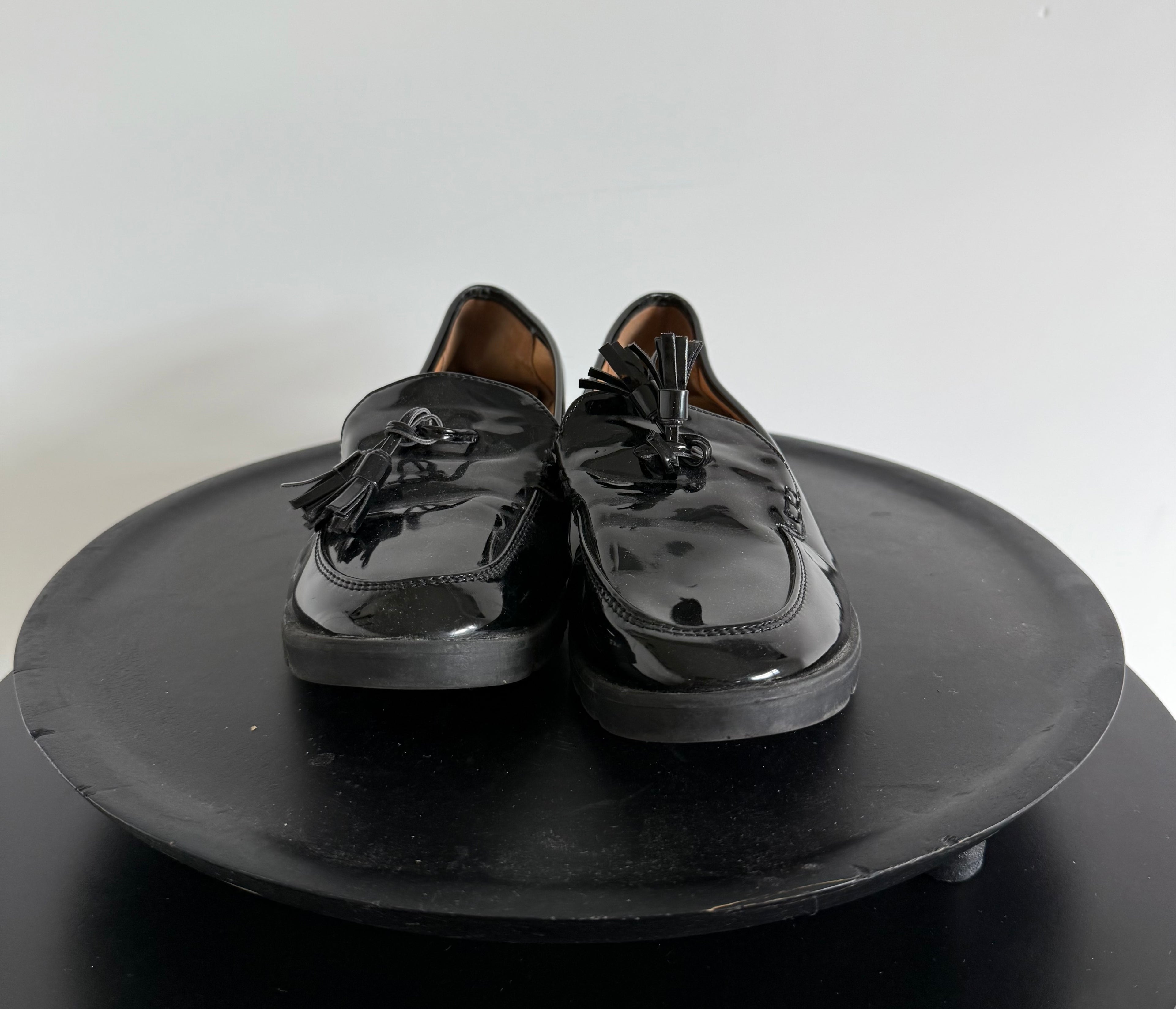 Mocassins vernis noirs