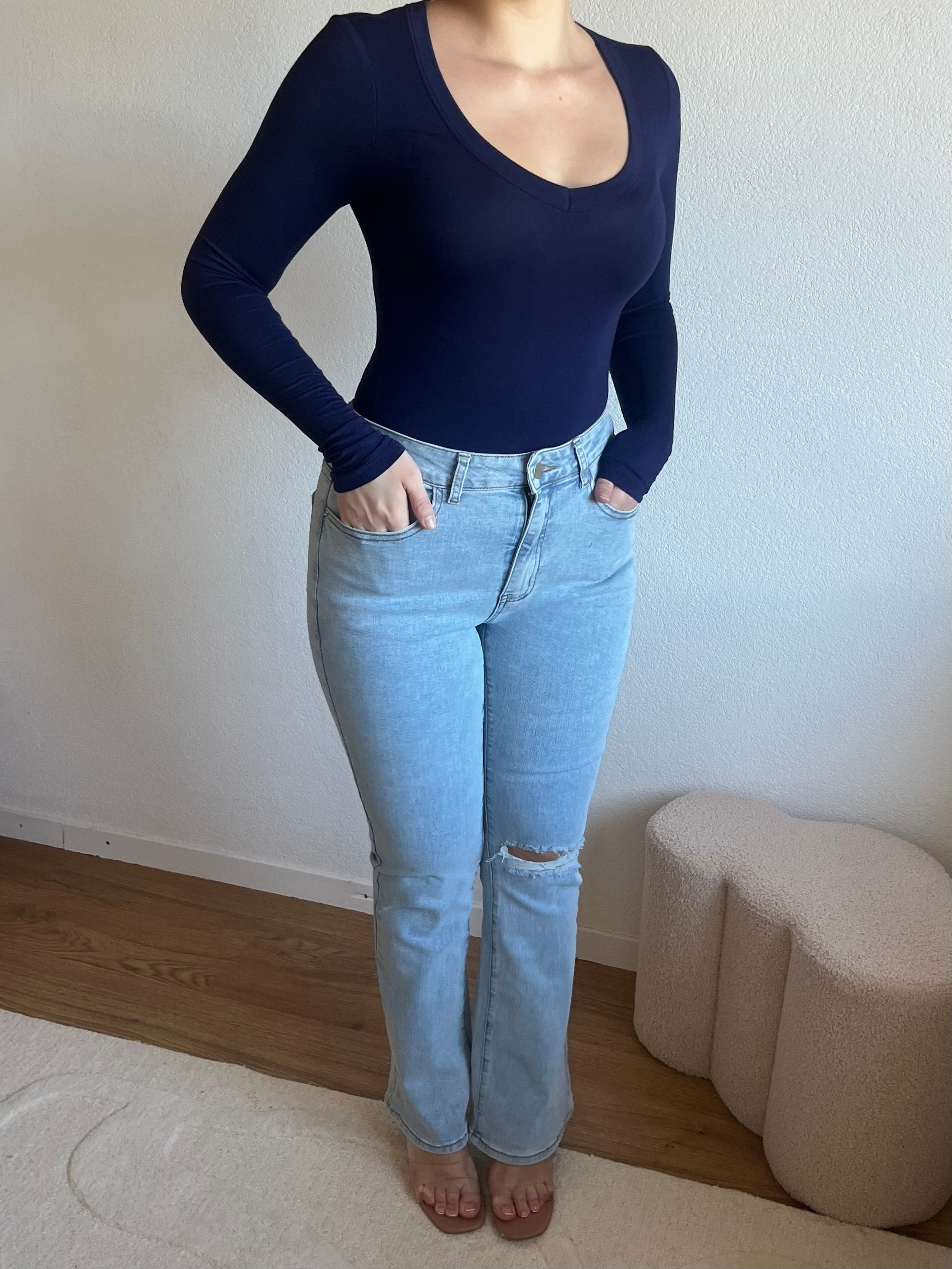 Jeans patte d'éléphant