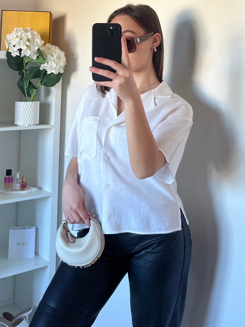 Chemise à manches courtes