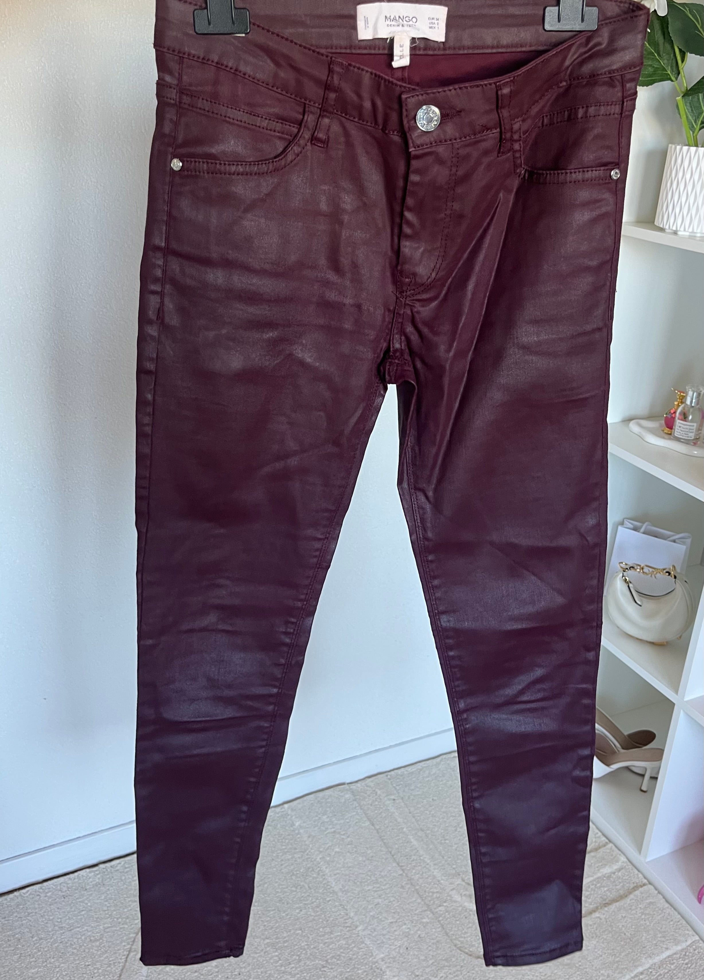 Pantalon en cuir