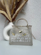 Sac à main « un voyage au pays des merveilles »
