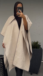 Poncho beige