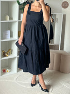 Robe bretelles en noeud