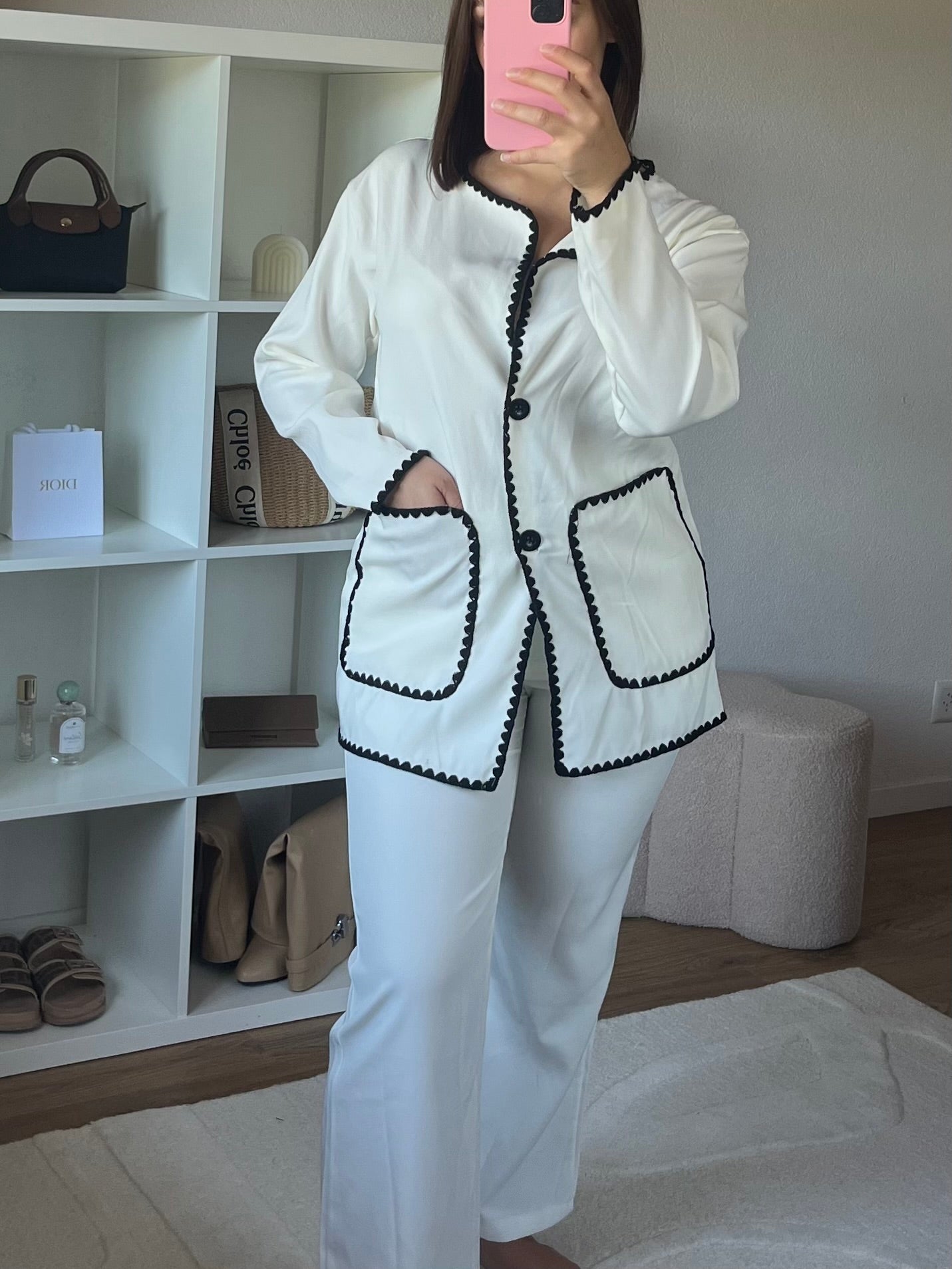 Ensemble 2 pièces: pantalon et veste
