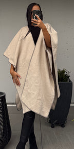 Poncho beige