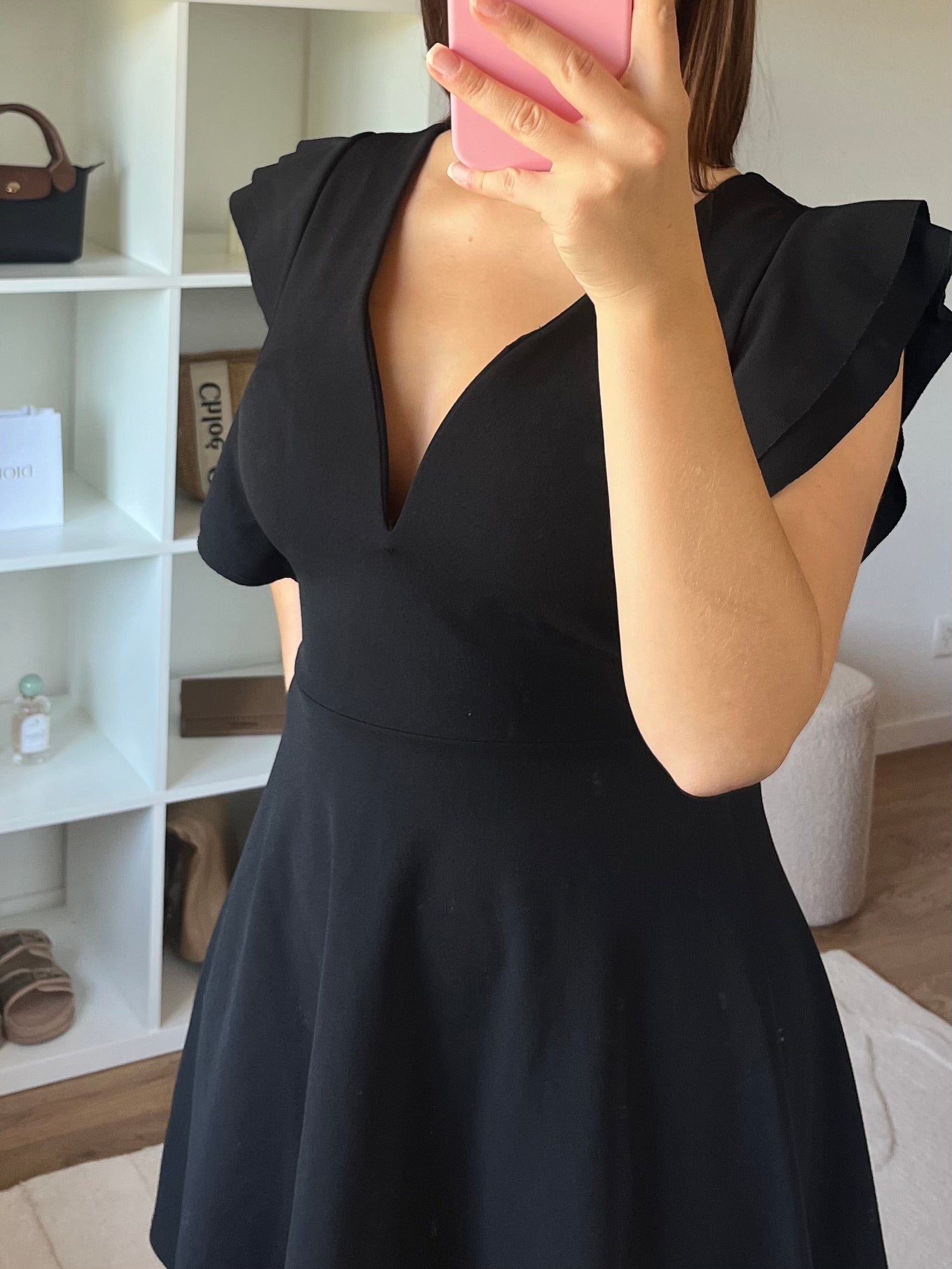 Robe courte évasée