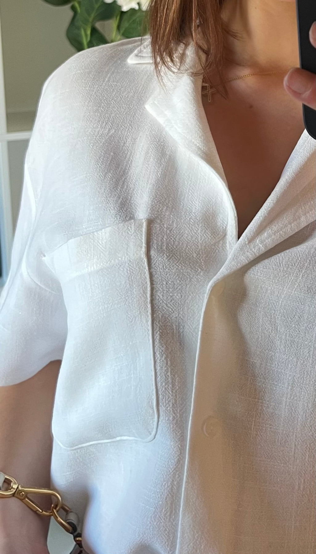 Chemise à manches courtes