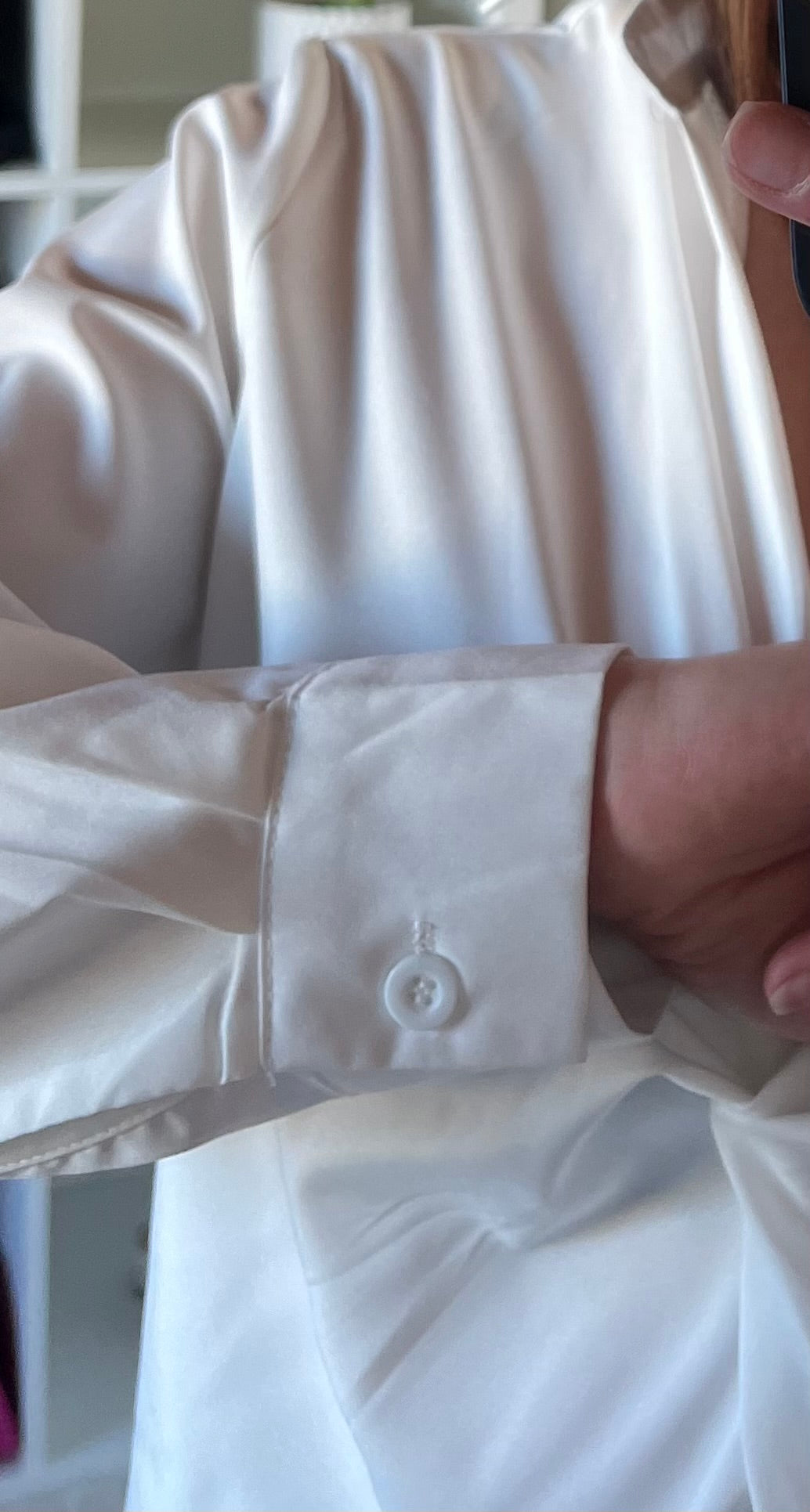 Chemise à col noué