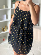 Robe courte évasée