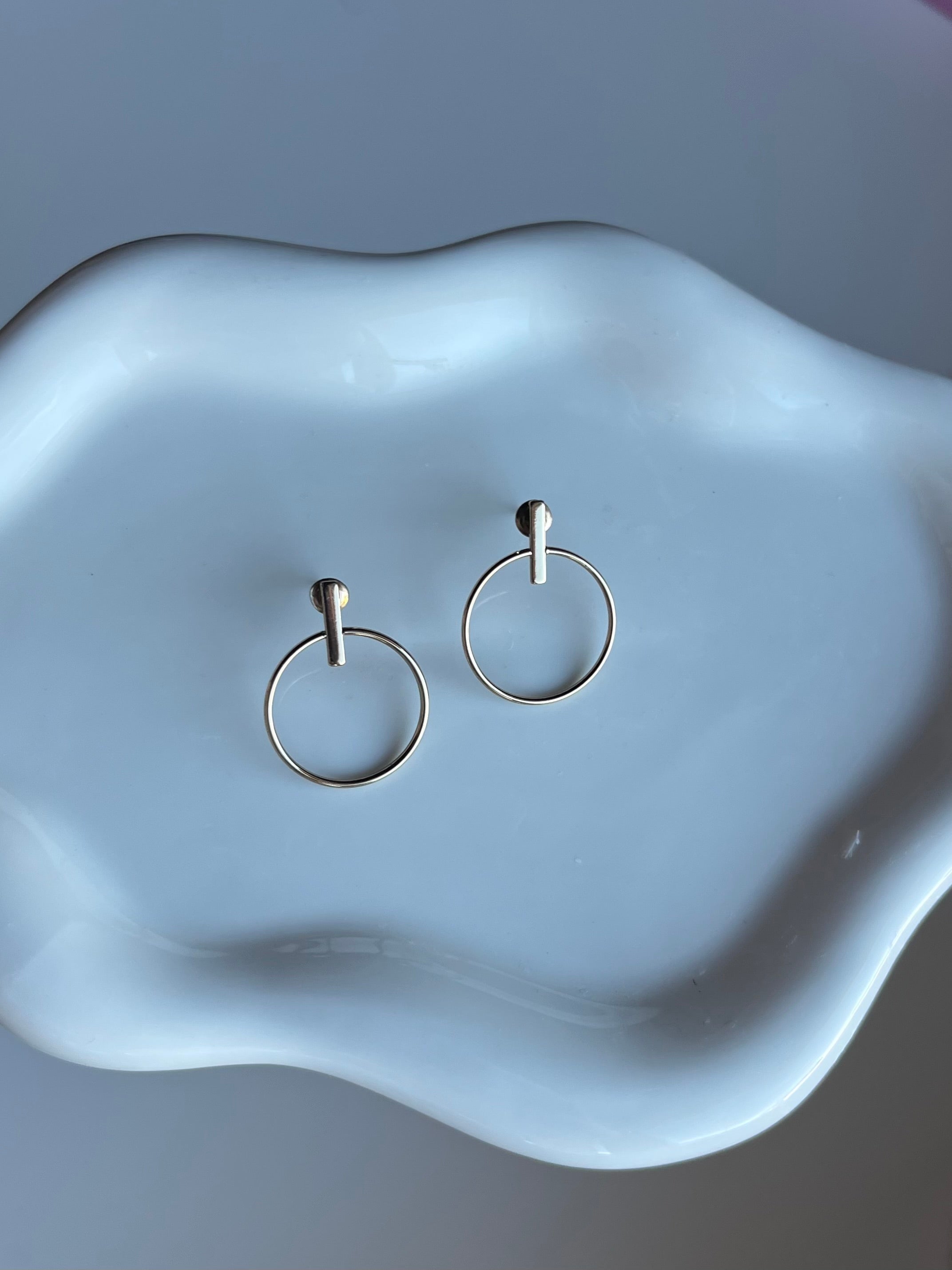 Boucles d’oreilles rondes