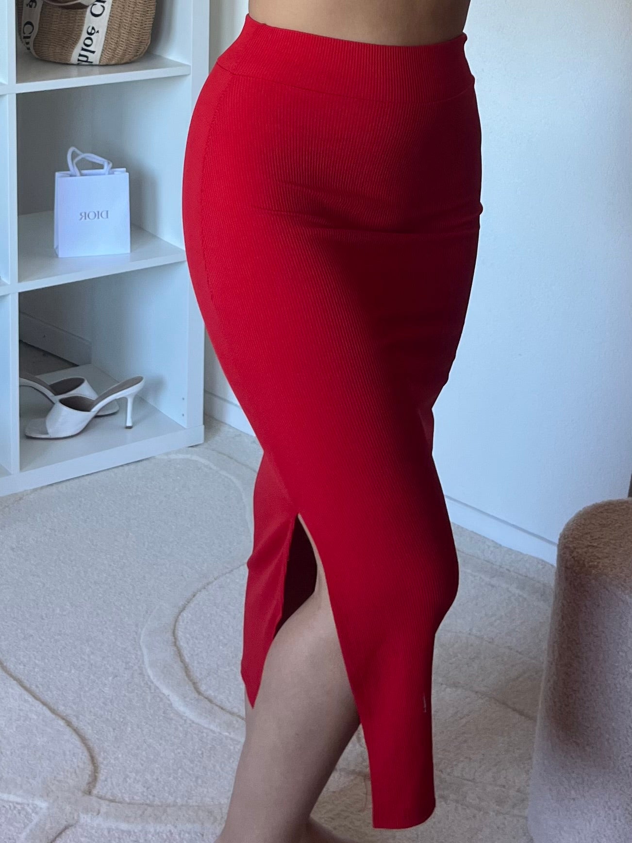 Jupe bandeau longue