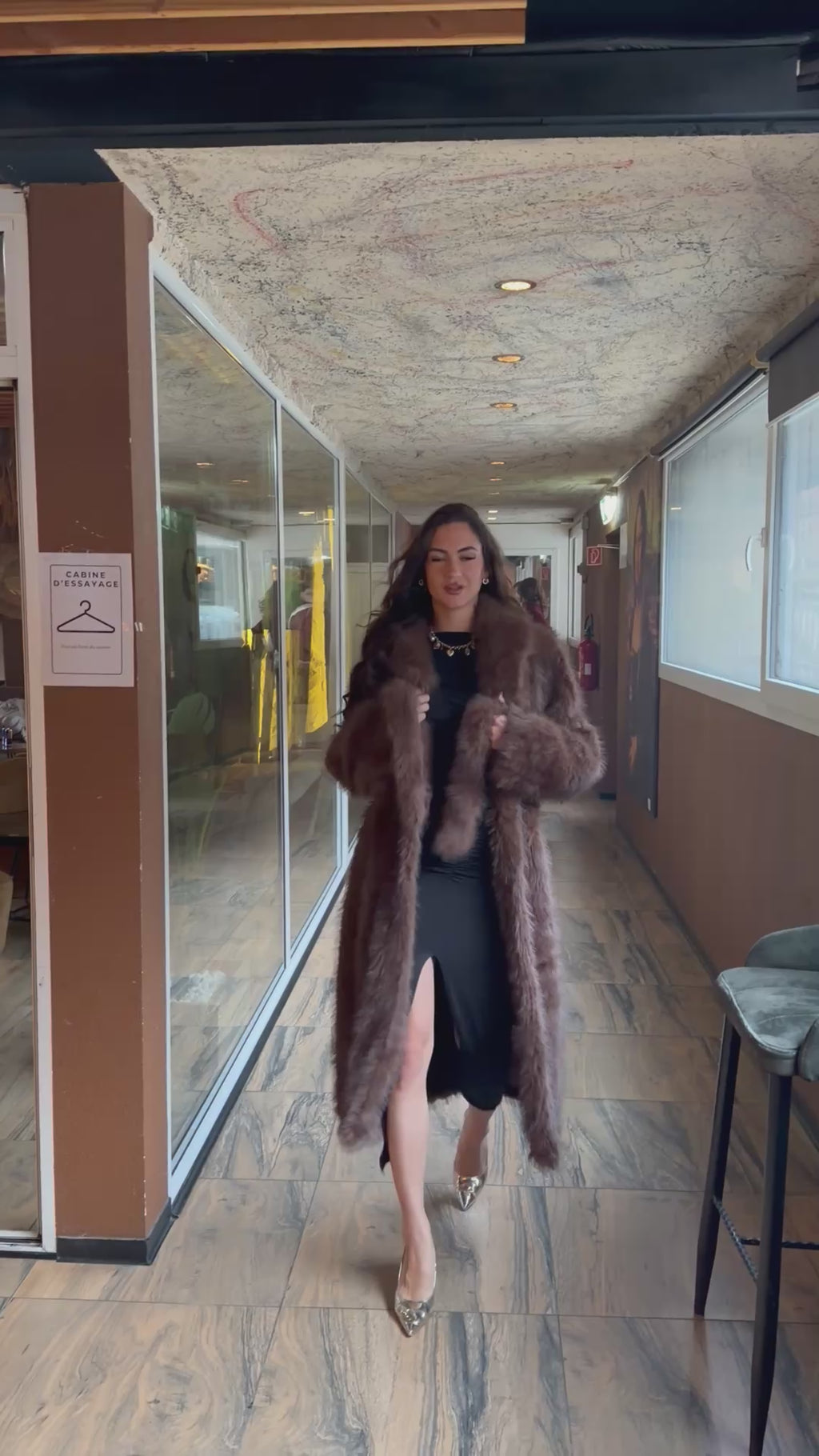 Manteau fourrure